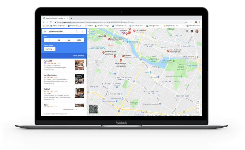Google Maps Local 3-Pack
