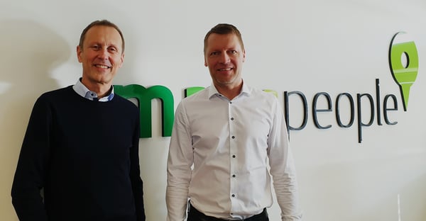 CEO, Michael Gram, and new CFO, Morten Bradsted Nielsen, at MapsPeople